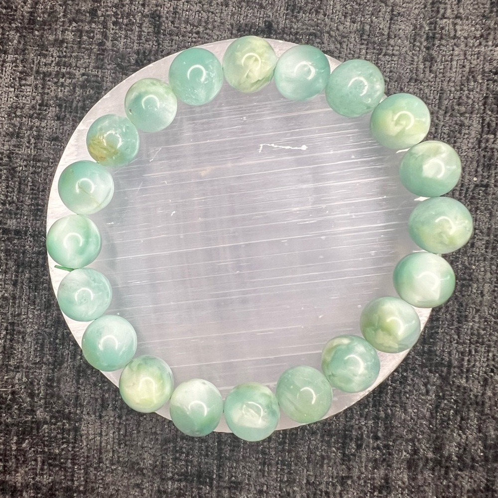 10mm Stunning Larimar Bracelet 💚🩵 - Picture 5 of 6